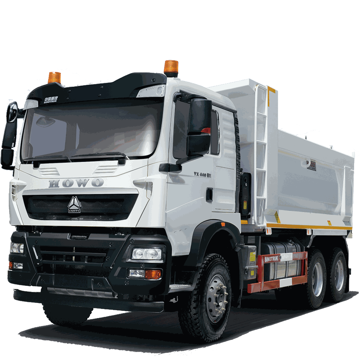 Camion benne Sinotruk modèle Howo-TX7 6x4 détouré